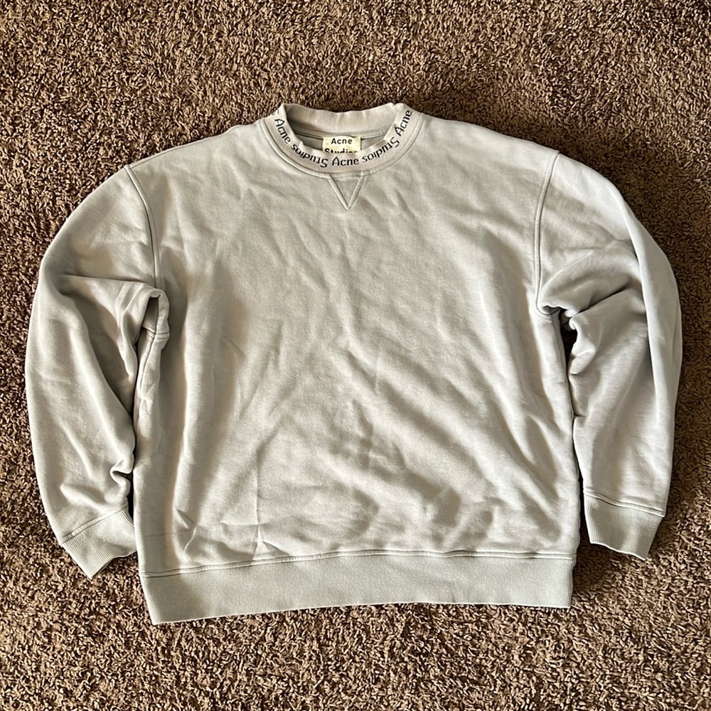 Acne studios logo sweater